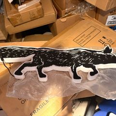 Orchard Thieves light up fox sign