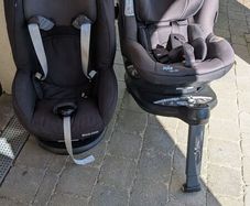 x2 infant / toddler car seas - Joie i-spin 360 & Maxi Cosi TOBI