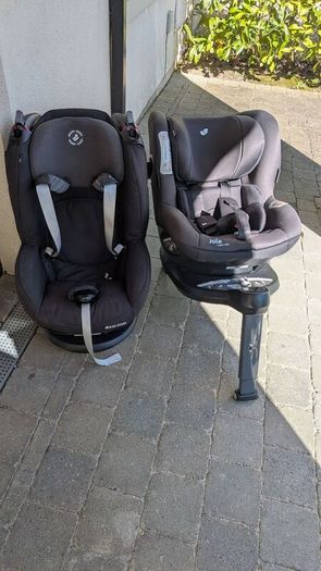 x2 infant / toddler car seas - Joie i-spin 360 & Maxi Cosi TOBI