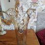 Mid-Century Iridescent XXL Murano Stretch Vase Image 4