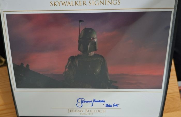 Autographed Star wars