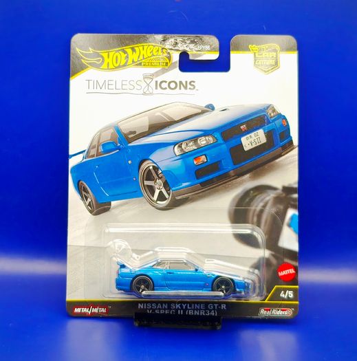 Hot Wheels Premium Nissan Skyline GT-R V-SPEC II (BNR34), new.