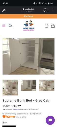 bunk beds