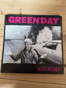 green day - saviors - Pink/Black Marbled vinyl