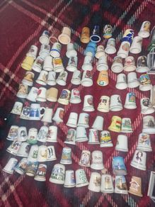 120 Collectible Sewing Thimbles From Around The Word