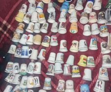 120 Collectible Sewing Thimbles From Around The Word