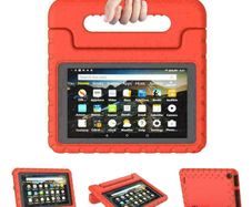 For Amazon Fire HD 8 2022 12th Gen Kids Case Shockproof Cover With Stand - Red
