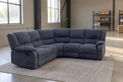grey  recliner corner sofa