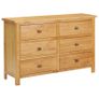 Chest of Drawers 105x33.5x73 cm Solid Oak Wood Image 5