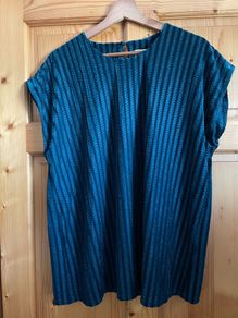 Gallery ladies teal top size 16 to 18