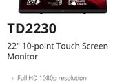 viewsonic 24inch 10 point touchscreen monitor