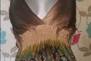 BNWT Made in France Beautiful No Name halter top size UK 10 EUR38 Postage included