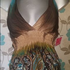 BNWT Made in France Beautiful No Name halter top size UK 10 EUR38 Postage included
