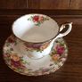 Royal Albert Country Roses Tea Cup and Saucer Image 3