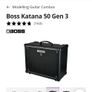 Boss katana 50 gen 3 with Bluetooth adapter Image 3