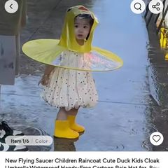 Free kids rain cover umbrella