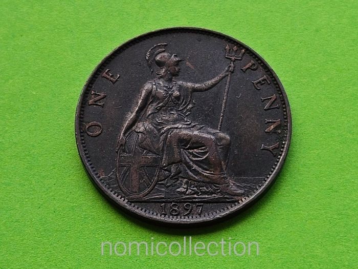 United Kingdom 1897 year Penny.