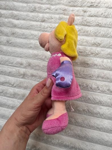 Miss Piggy Plush Disney Muppets Posh Paws approx. 23. cm. Used Please see photos