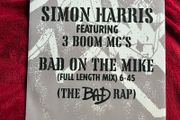 Simon Harris 3 Boom MCs - Bad on the Mike 12" 12 inch Hip Hop Vinyl