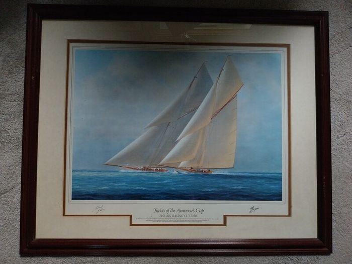 Vintage artwork and frames