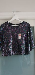 PRIMARK sparkly sequinned top Sz 16 - Bnwt Rrp 20