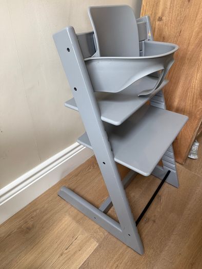 Stokke Tripp trapp high chair, seat cover and tray
