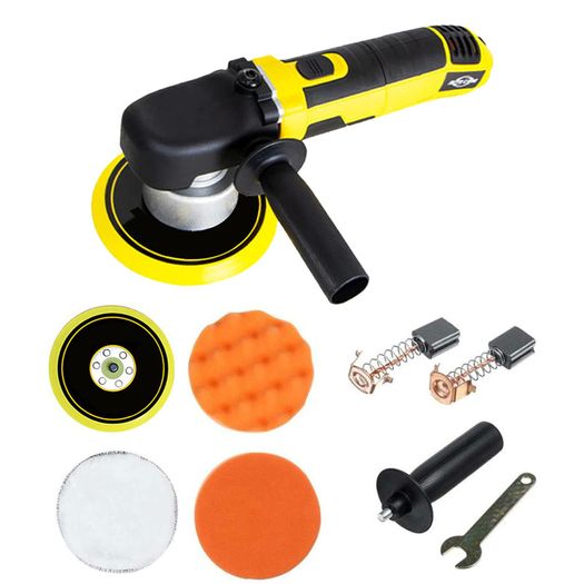 220V-230V Dual Action Car Polisher DA Car Polishing Machine Electric Random Orbit Adjustable Speed Waxer Buffer Machine