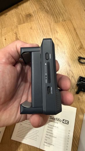 Accsoon - SeeMo Pro 4K for iOS - MFI Certified Video Capture Adapter HDMI to USB-C/Lightning