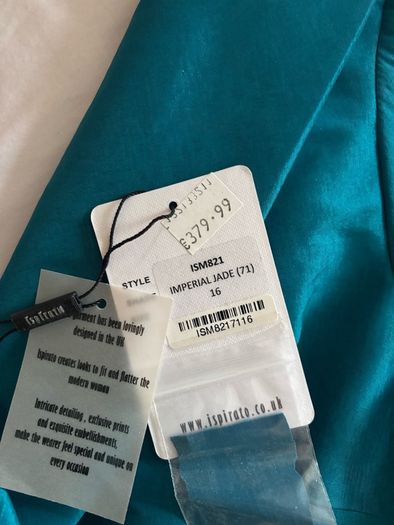Inspirato mid length mother of the bride dress