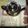 Antique Black-Glazed Ceramic Teapot, likely in the style of Victorian Jackfield-ware 19th-to-20th-century Postage Available or Collection Image 2