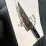 Rustic Chef Knife with Viking Pattern Engraving. Conquer the Kitchen with Art Viking  By Di'Casteel Image 4