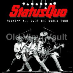 Status Quo Concert Poster Dublin National Stadium 1977 A3 size reproduction.