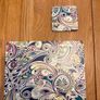 Monsoon Home by Denby Paisley collection plates + Matching Placemats & Coasters Image 7