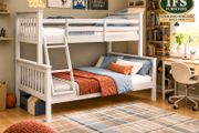 Triple Sleeper Bunk Bed 3ft Over 4ft Double  Grey