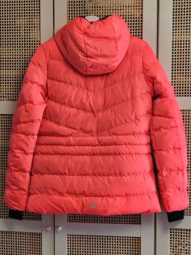 Neon Orange Cars JeansJacket S