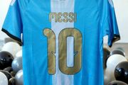 Argentina ( Messi Last Game Jersey )special Edition ,size : M