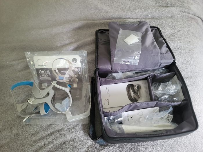 Resmed AirSense 10 CPAP Machine (Heated tube + Humidifier + 2 Masks)