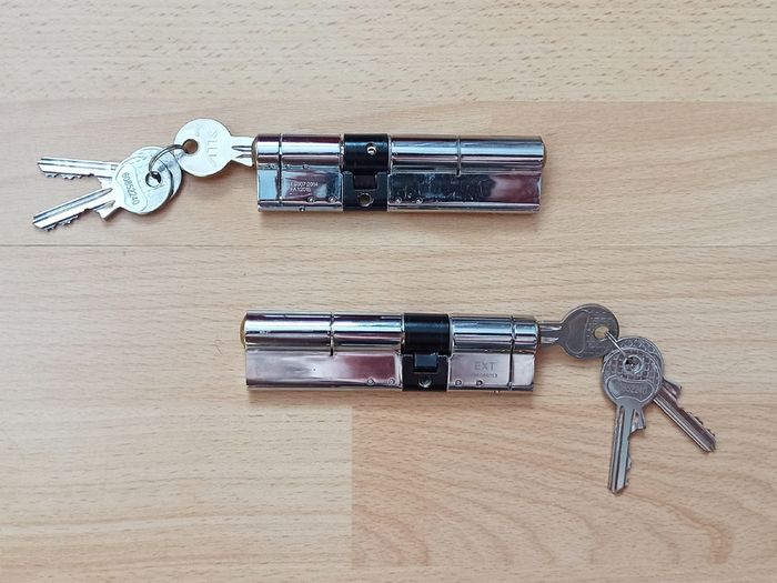 ATK large door cylinder 3 star high security  120mm with 3 keys