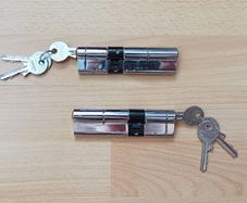 ATK large door cylinder 3 star high security  120mm with 3 keys