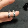 Very nice 925 sterling silver earrings. Image 3