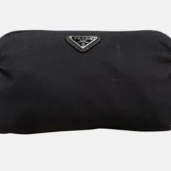 Prada nylon cosmetic pouch