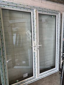 White double door