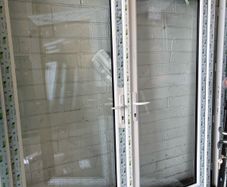 White double door