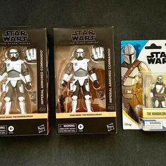 Star Wars The Mandalorian 2 Imperial Armored Commando  plus  Mandalorian
