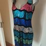 As u wish above the knee V-neck sequin dress size L UK14/16 EU42/44 Postage included Image 3