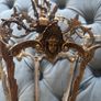 Antique style brass lantern ceiling light Image 3