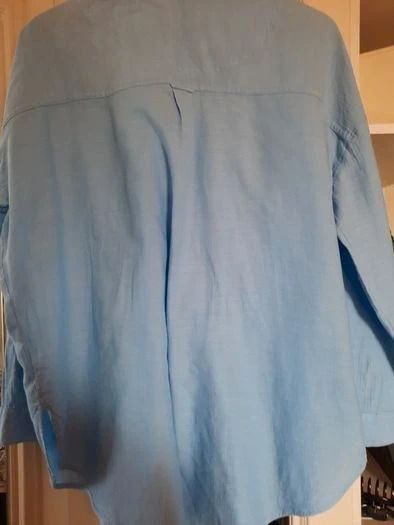 Sky Blue 100% Cotton Shirt , Size 16 , Perfect Condition