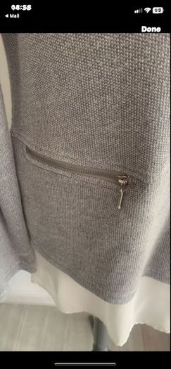top grey with shirt end style size 12