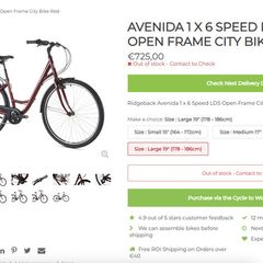 Ladies Bike - NEW