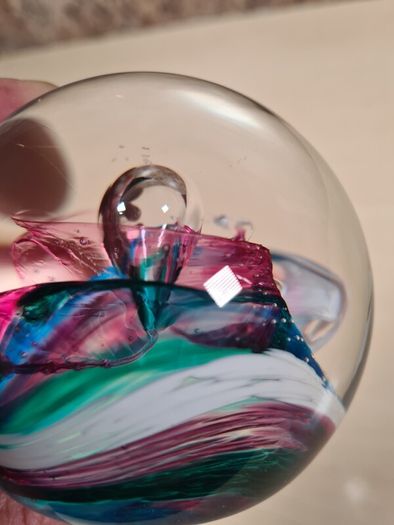 Caithness Glass Paperweight watercolour